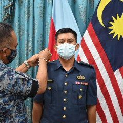 PANGLIMA WILAYAH UDARA 2 MENYEMPURNAKAN PEMAKAIAN PANGKAT