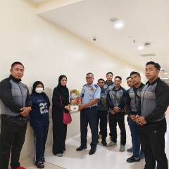 LAWATAN KEBAJIKAN OLEH PERSATUAN BINA BADAN TUDM KEPADA BEKAS PENGERUSI PERSATUAN BINA BADAN TUDM YANG TERLIBAT DENGAN KEMALANGAN JALAN RAYA