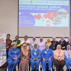 PROGRAM DERMA DARAH MERIAHKAN SAMBUTAN HARI ULANG TAHUN TUDM KE-67
