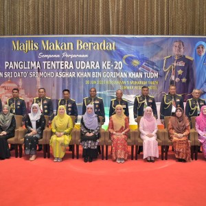 MAJLIS MAKAN BERADAT SEMPENA PERSARAAN PANGLIMA TENTERA UDARA KE-20, JENERAL TAN SRI DATO’ SRI MOHD ASGHAR KHAN BIN GORIMAN KHAN TUDM