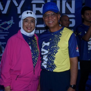 PANGLIMA TENTERA UDARA DAN WARGA TUDM HADIR MENYERTAI ACARA NAVY RUN 25 DI DATARAN DBKL KUALA LUMPUR