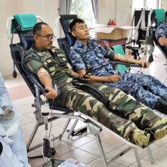 PROGRAM DERMA DARAH PANGKALAN UDARA JUGRA SEMPENA HARI ULANG TAHUN TUDM KE-67